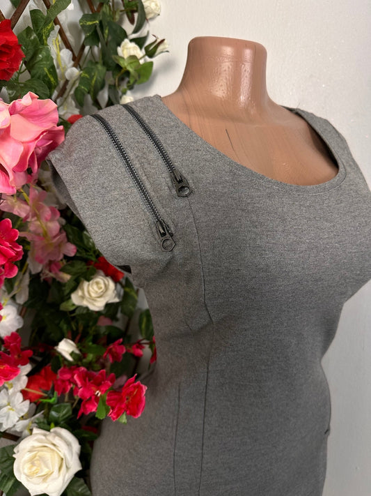 Robe moulante manche mi - courte - Perluna Store