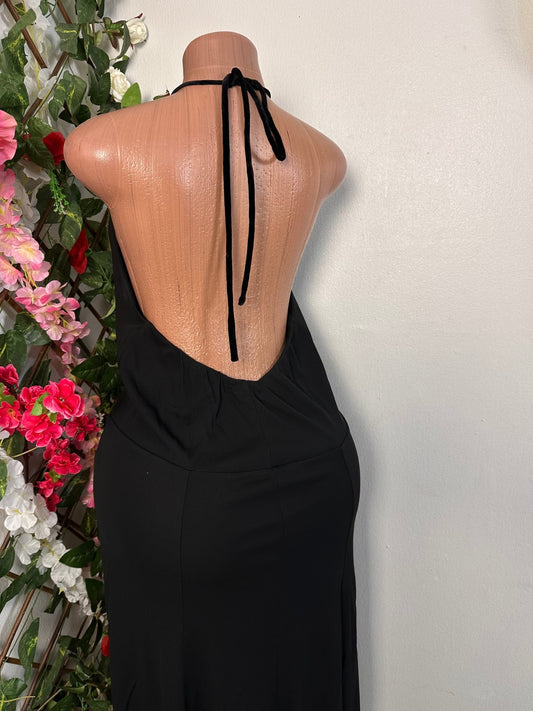 Robe longue sans manche à dos ouvert - Perluna Store