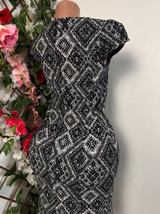 Robe moulante courte demi manche décolleté rond - Perluna StorePerluna Store