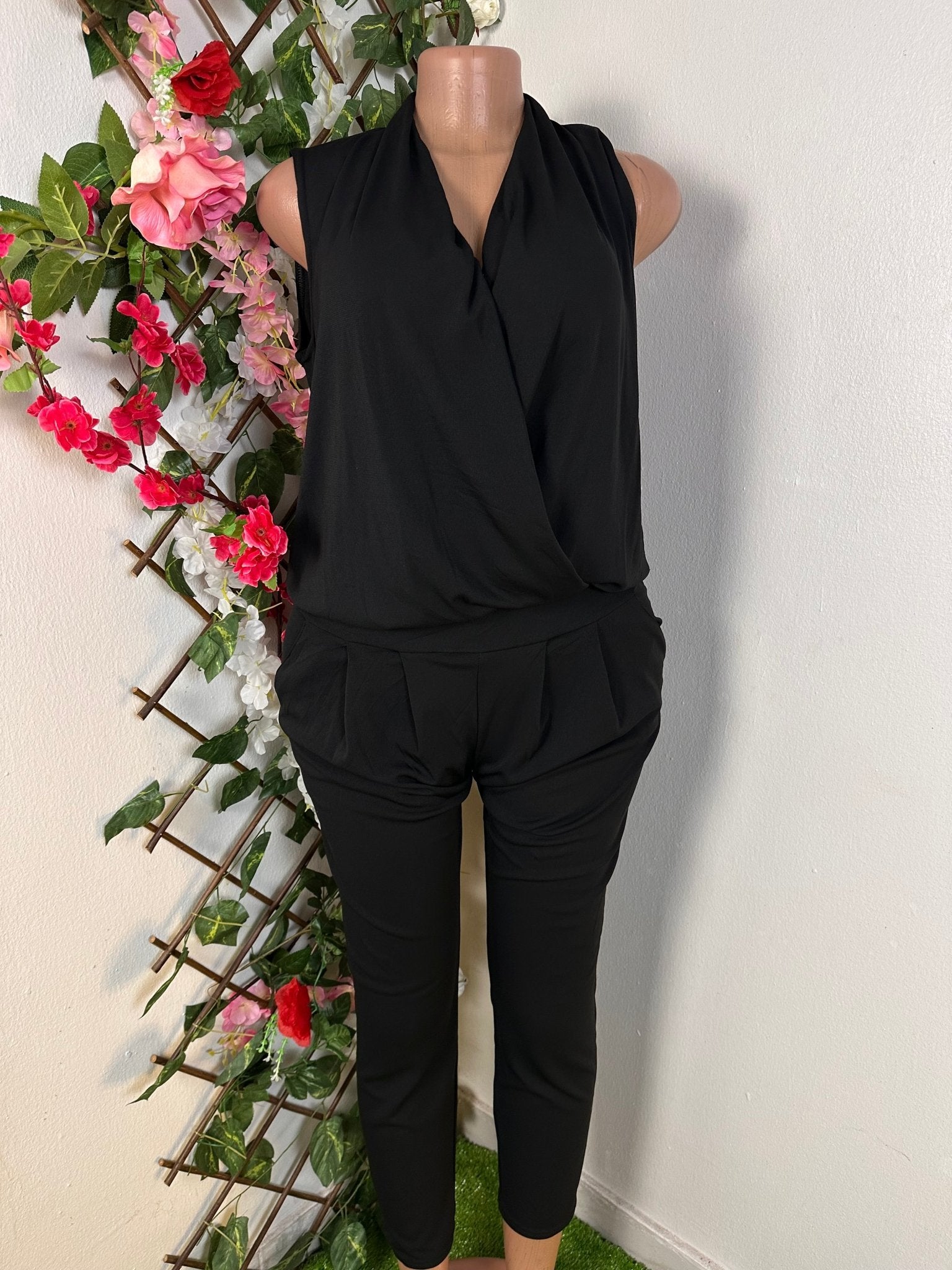 Combinaison chino à colle croisée sans manche - Perluna StorePerluna Store
