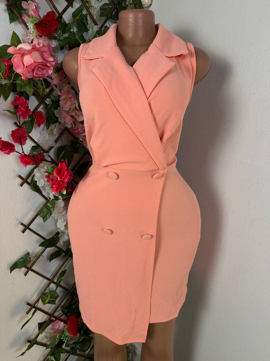 Robe veste élégante courte sans manche - Perluna StorePerluna Store