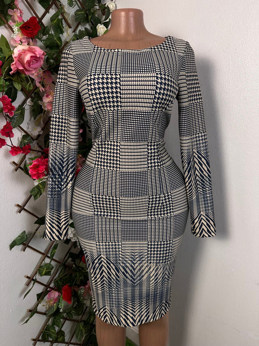 Robe moulante à colle rond sans manche - Perluna Store