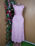 Robe évasée longue sans manches longues motif bretelles-S