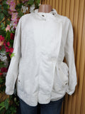 Veste blazer pour femme couleur blanche avec doublure-XL