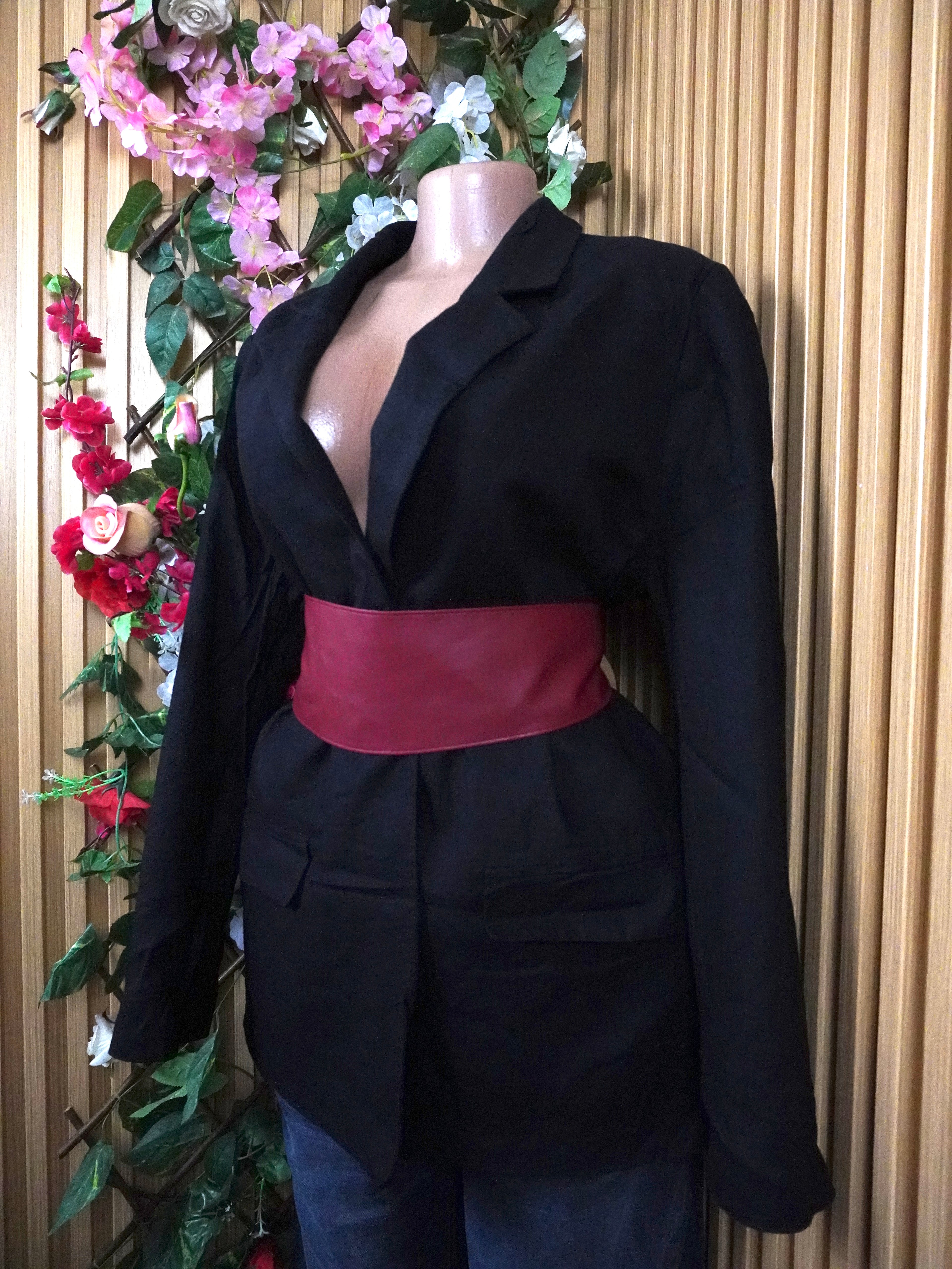 Veste blazer pour femme couleur noir-XL