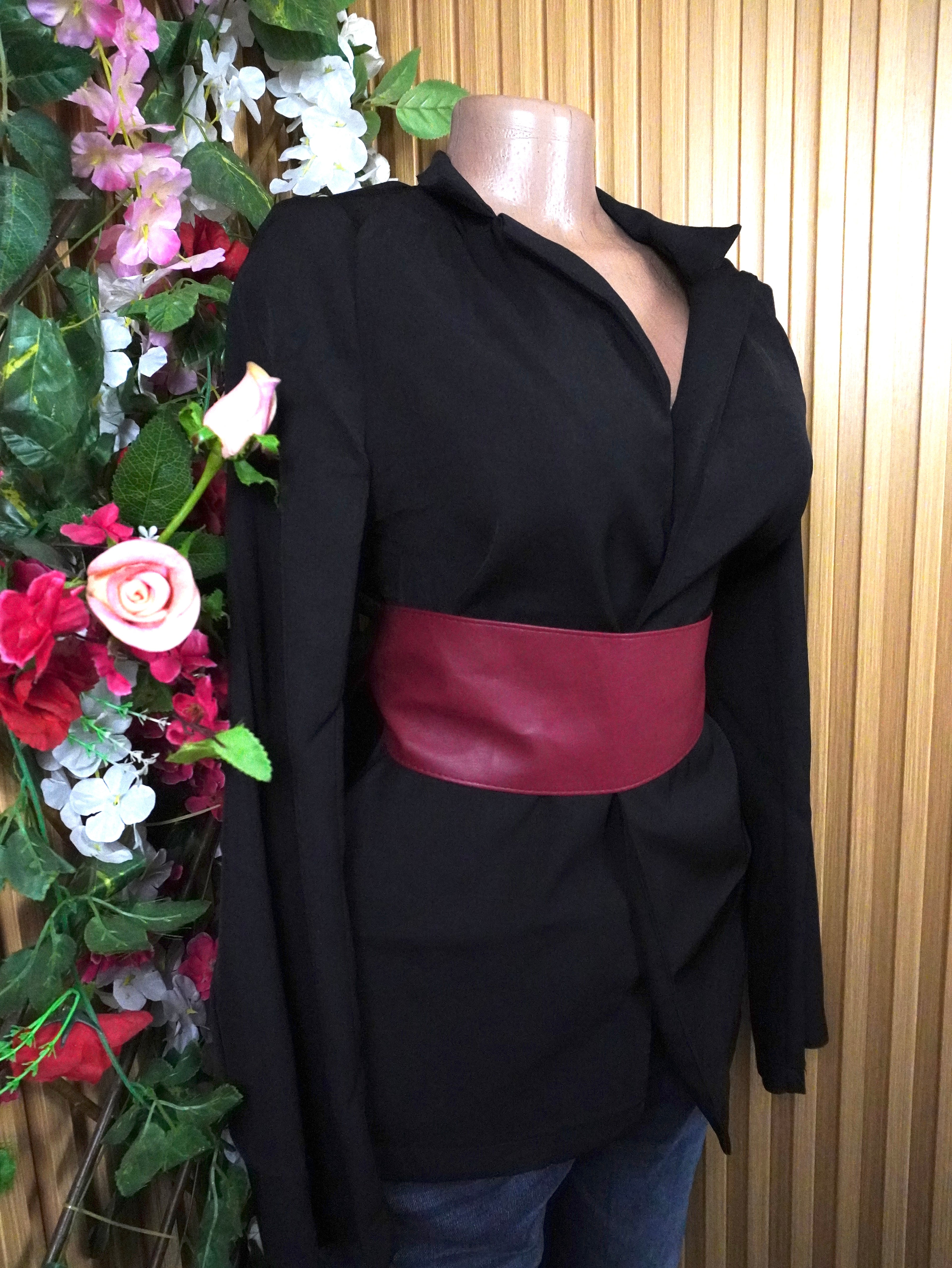 Veste blazer pour femme couleur noir -XL