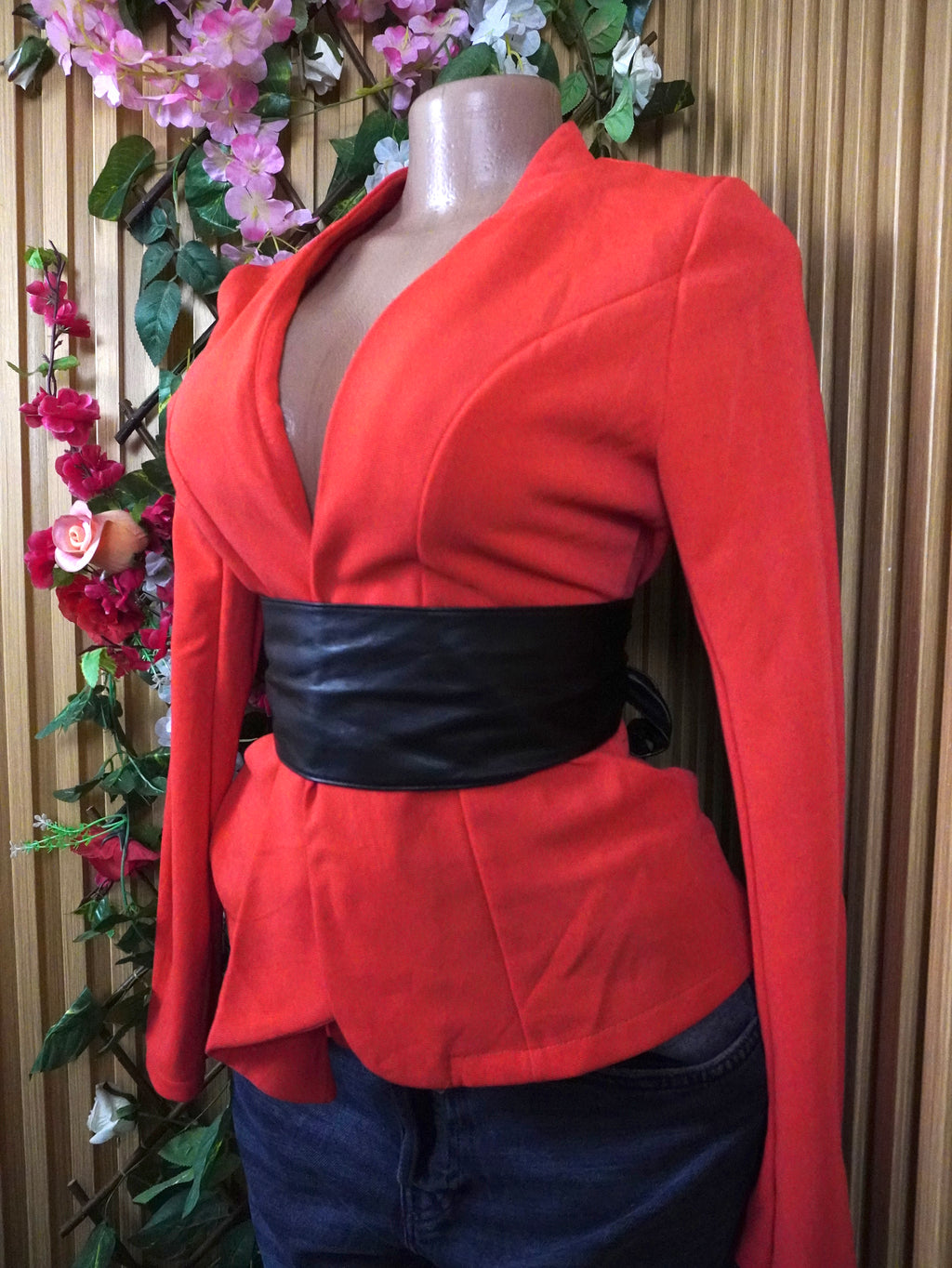 Veste blazer pour femme couleur rose-M