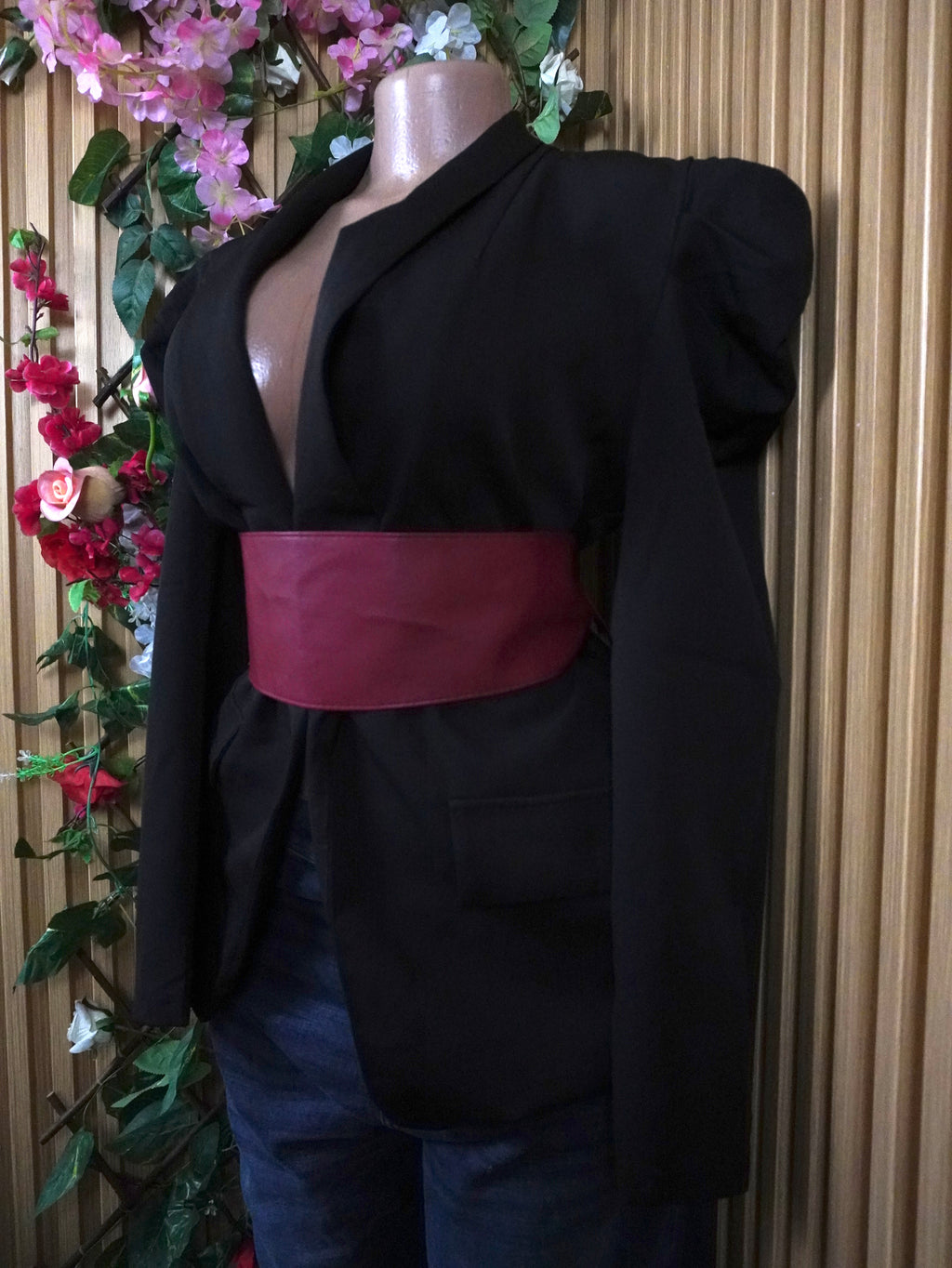 Veste blazer pour femme couleur noir-M