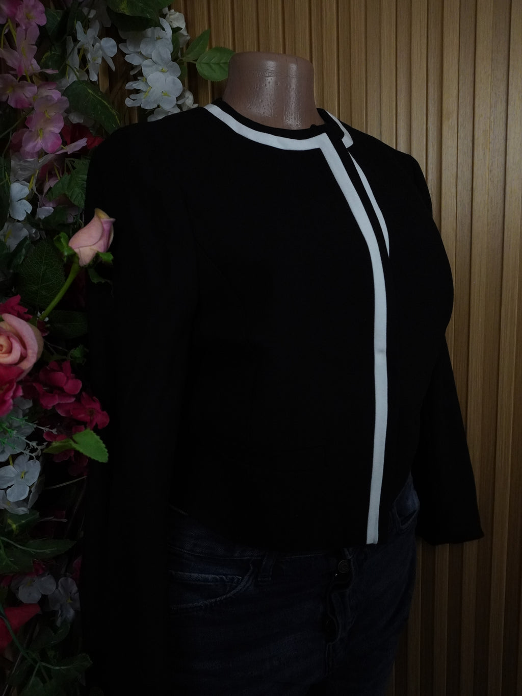 Veste blazer pour femme couleur noir-M