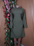 Robe  évasée stylée manches longues-XL
