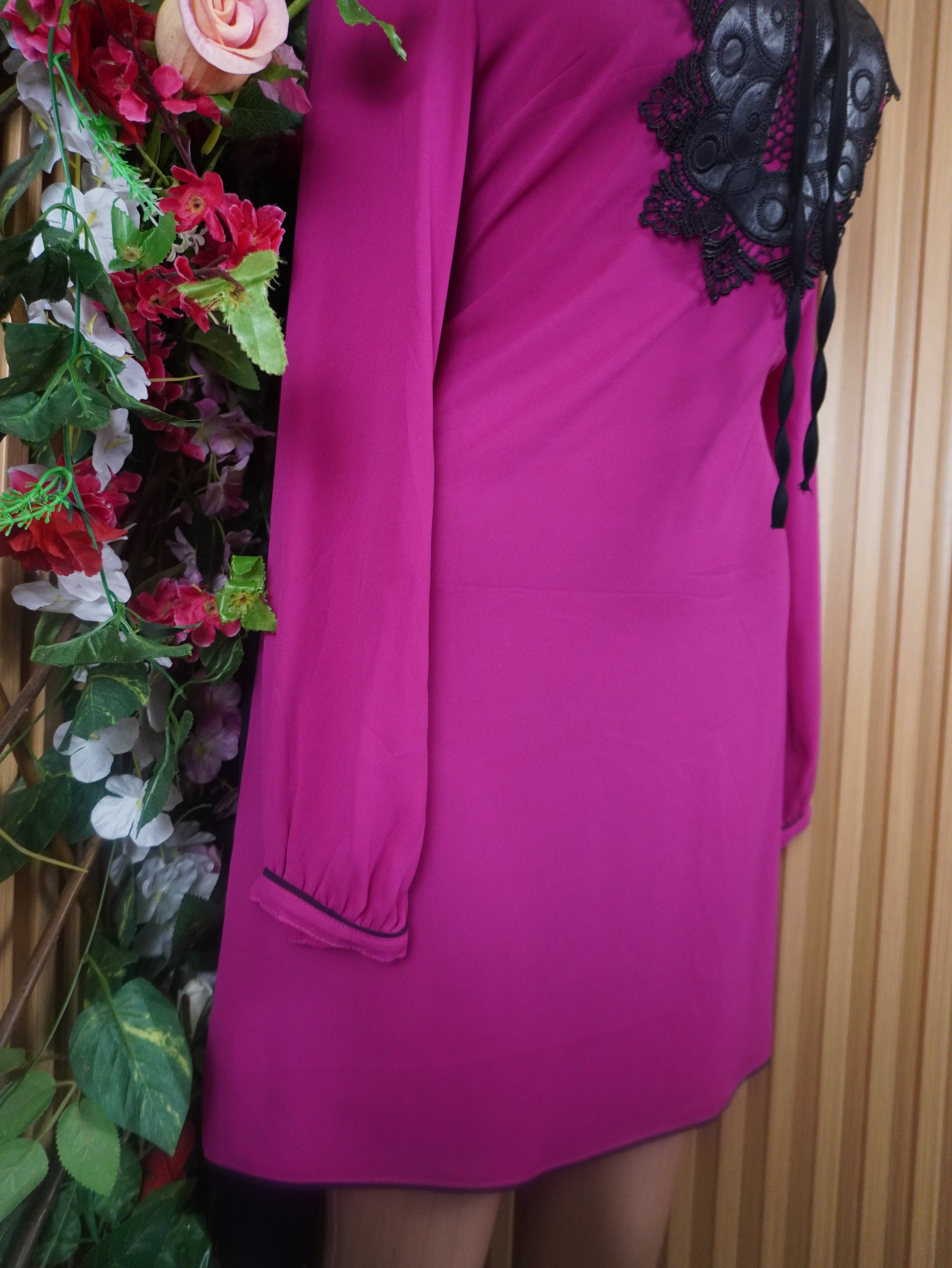 Robe évasée manches longues décolletée-XL (Copie)