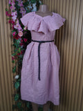 Robe évasée sans manches décolletée-S