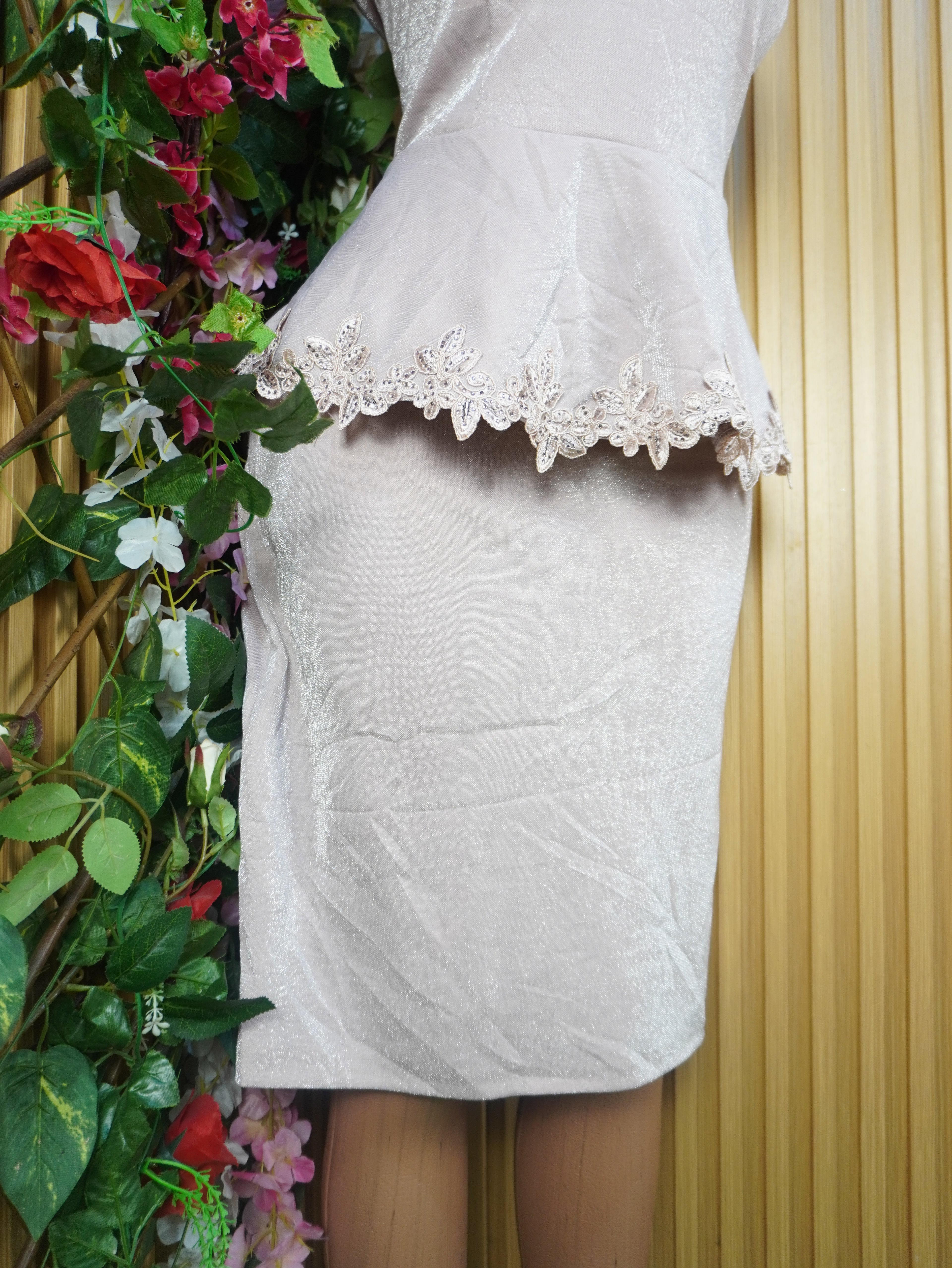 Robe droite sans manches dénudée dos-nu-XL
