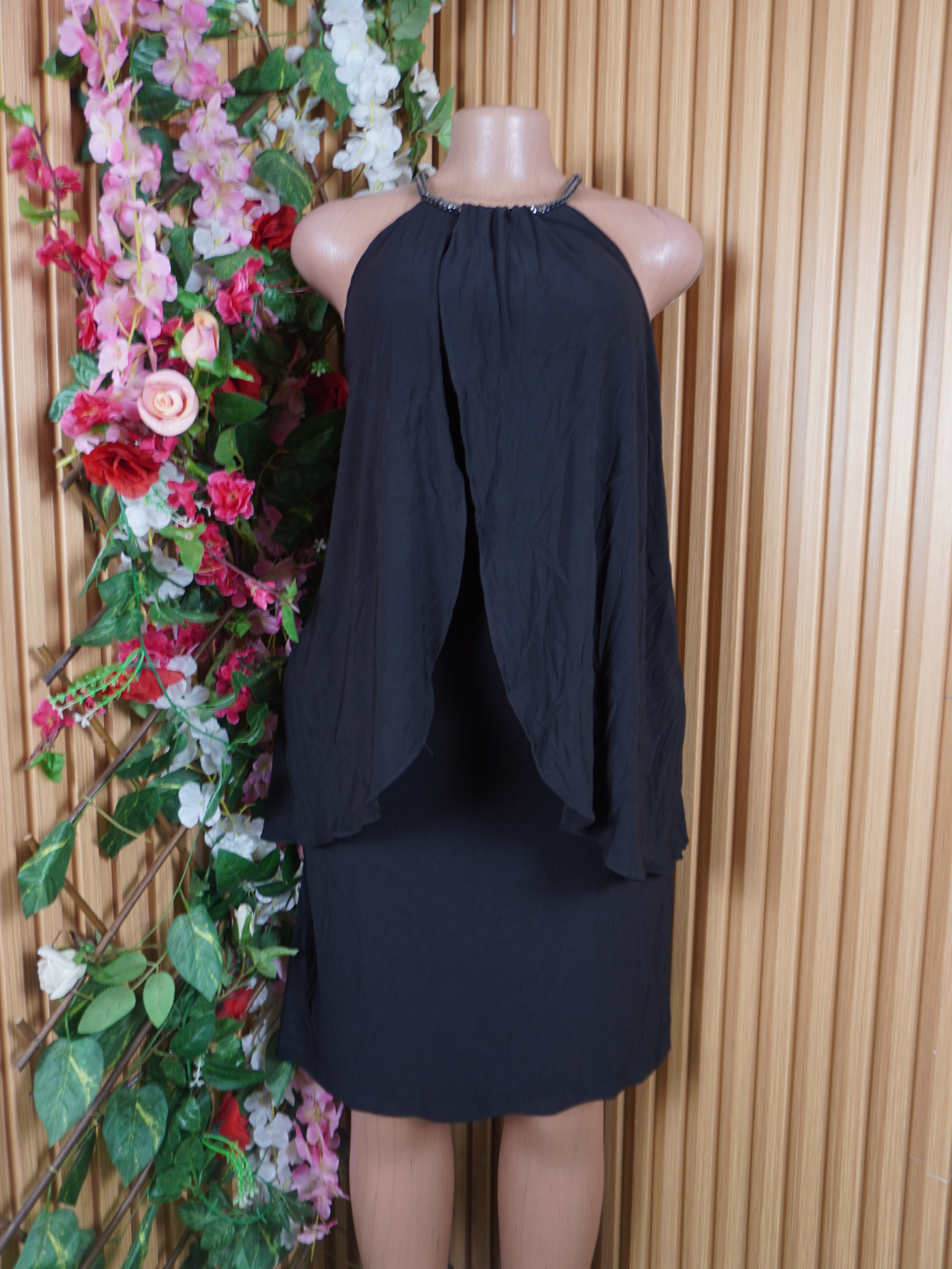 Robe évasée sans manches avec doublure-XL