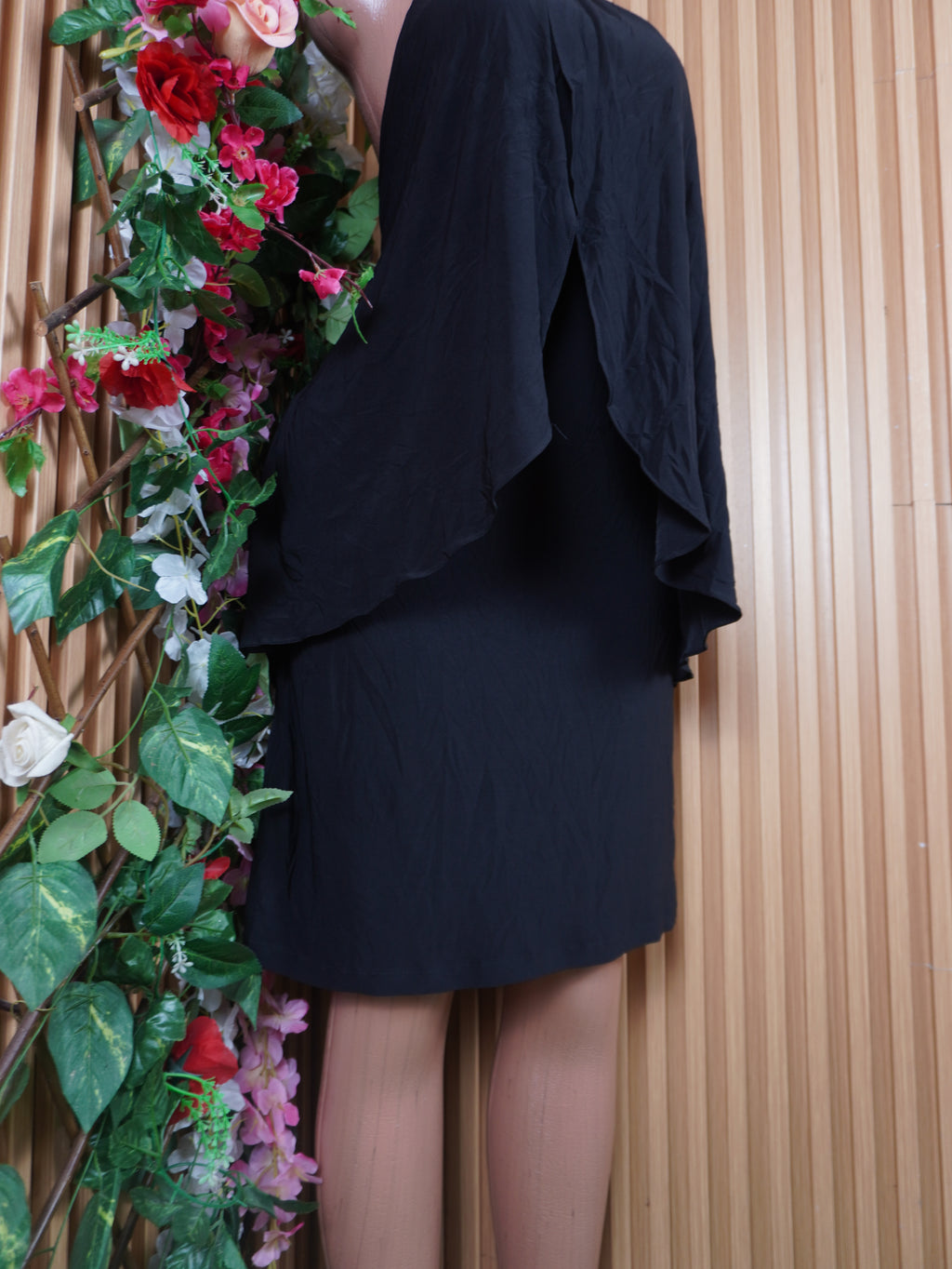 Robe évasée sans manches avec doublure-XL