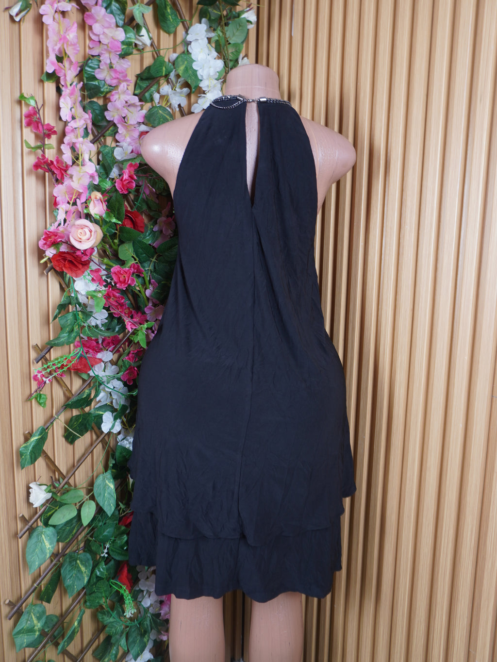 Robe évasée sans manches avec doublure-XL