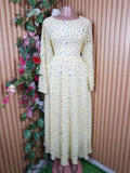 Robe évasée stylée manches longues décolleté-XXL