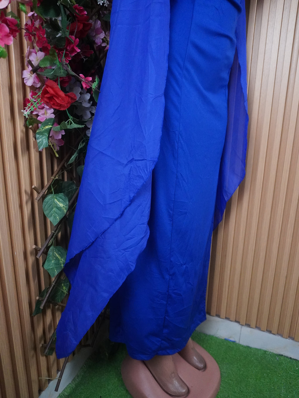 Robe moulante longue manches longues décollectée-S
