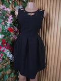 Robe évasée sans manches dénudée-XL