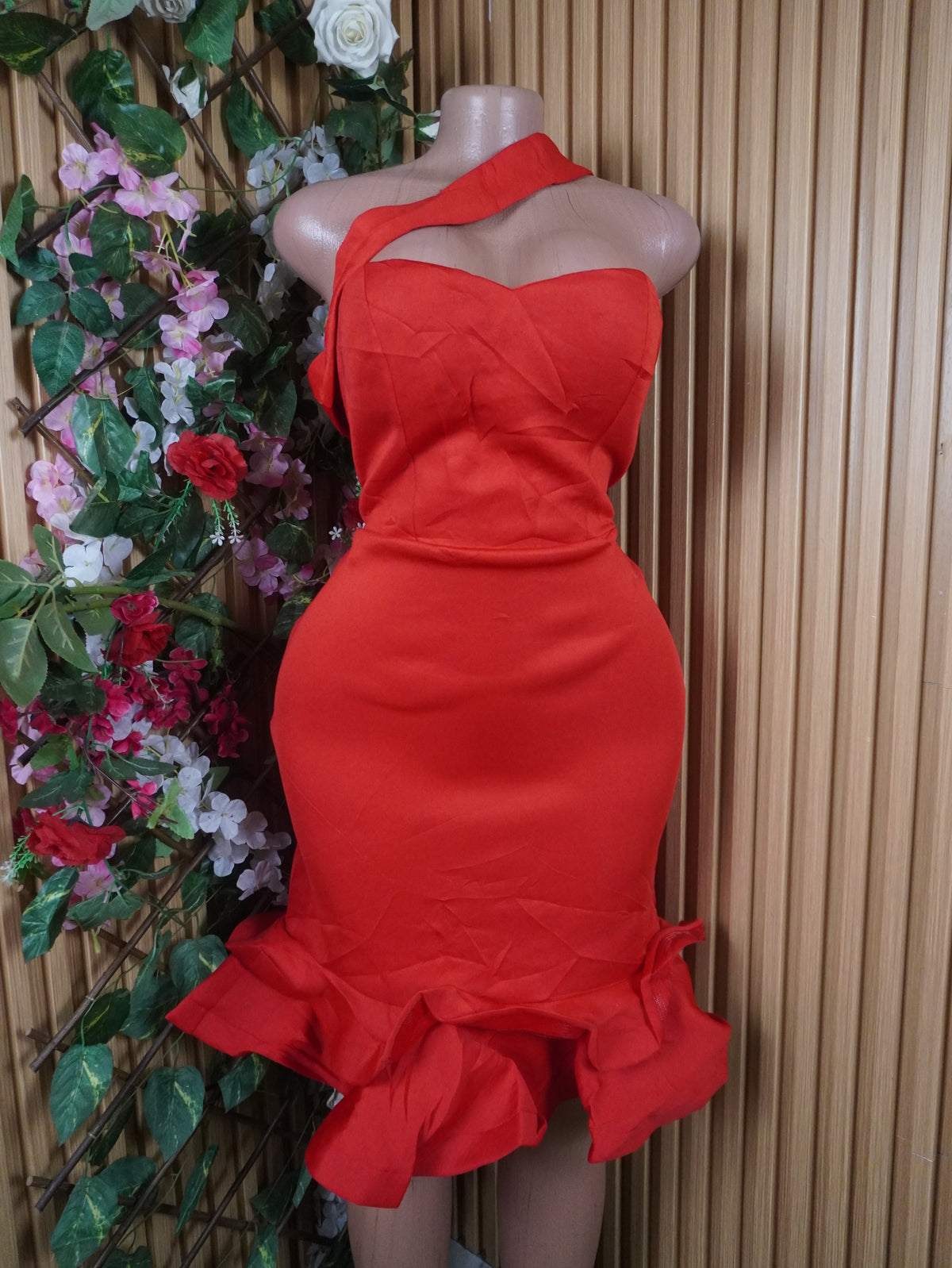 Robe moulante sans manches bustier-XL