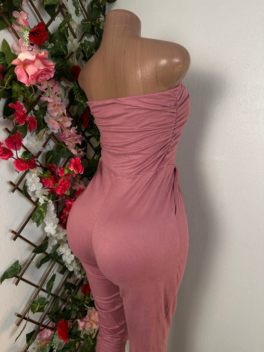 Combinaison moulante à bustier sans manche avec poche - Perluna Store