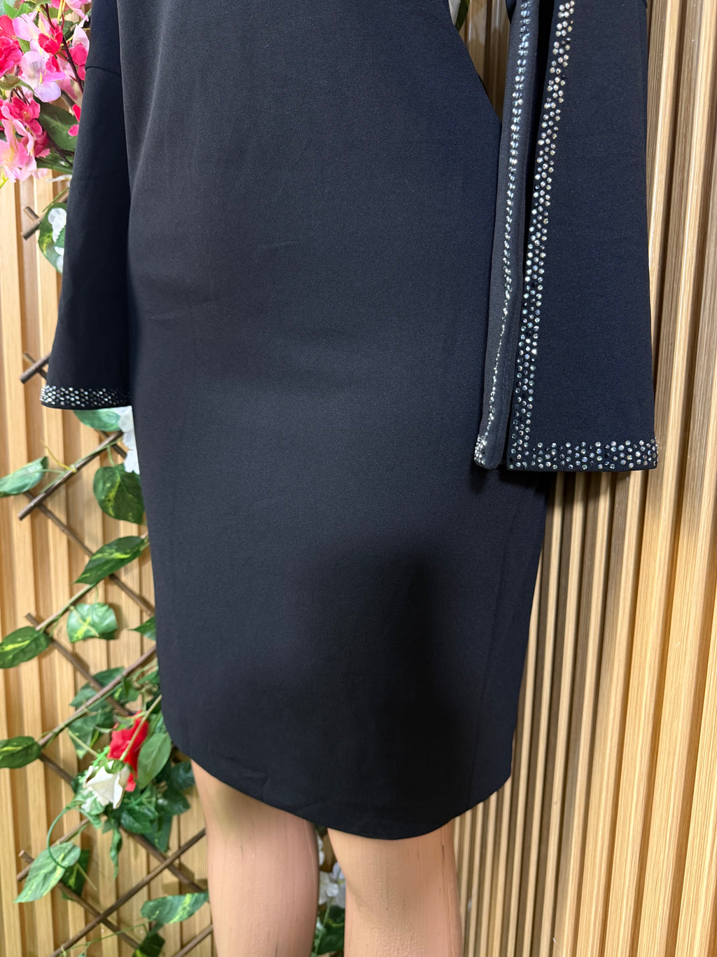 Robe moulante manches longues décollectée - Perluna Store