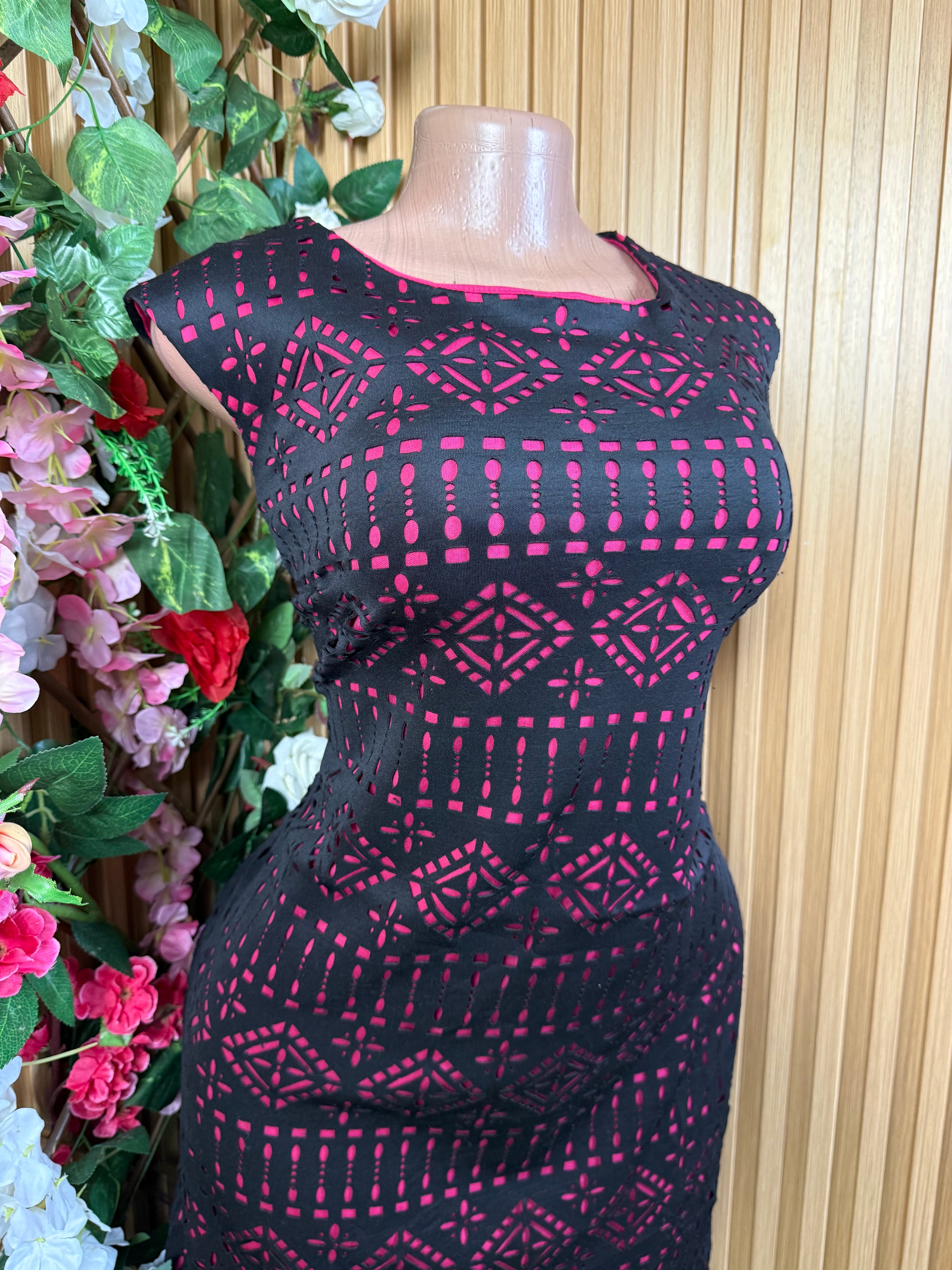 Robe moulante sans manches deux temps - Perluna Store