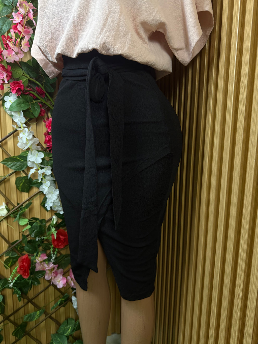 Robe droite manches courtes deux temps - Perluna Store