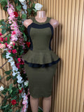 Robe moulante slim stylée sans manches - Perluna Store