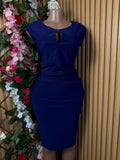 Robe moulante sans manches décollectée - Perluna Store