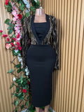 Robe moulante slim stylée manches longues - Perluna Store