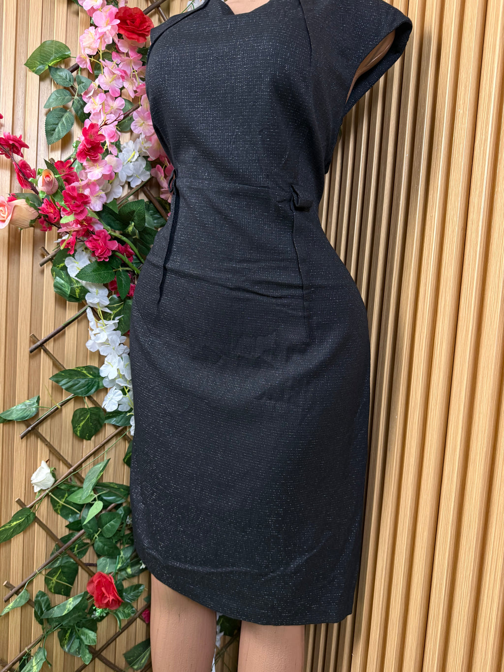 Robe droite slim stylée sans manche - Perluna Store