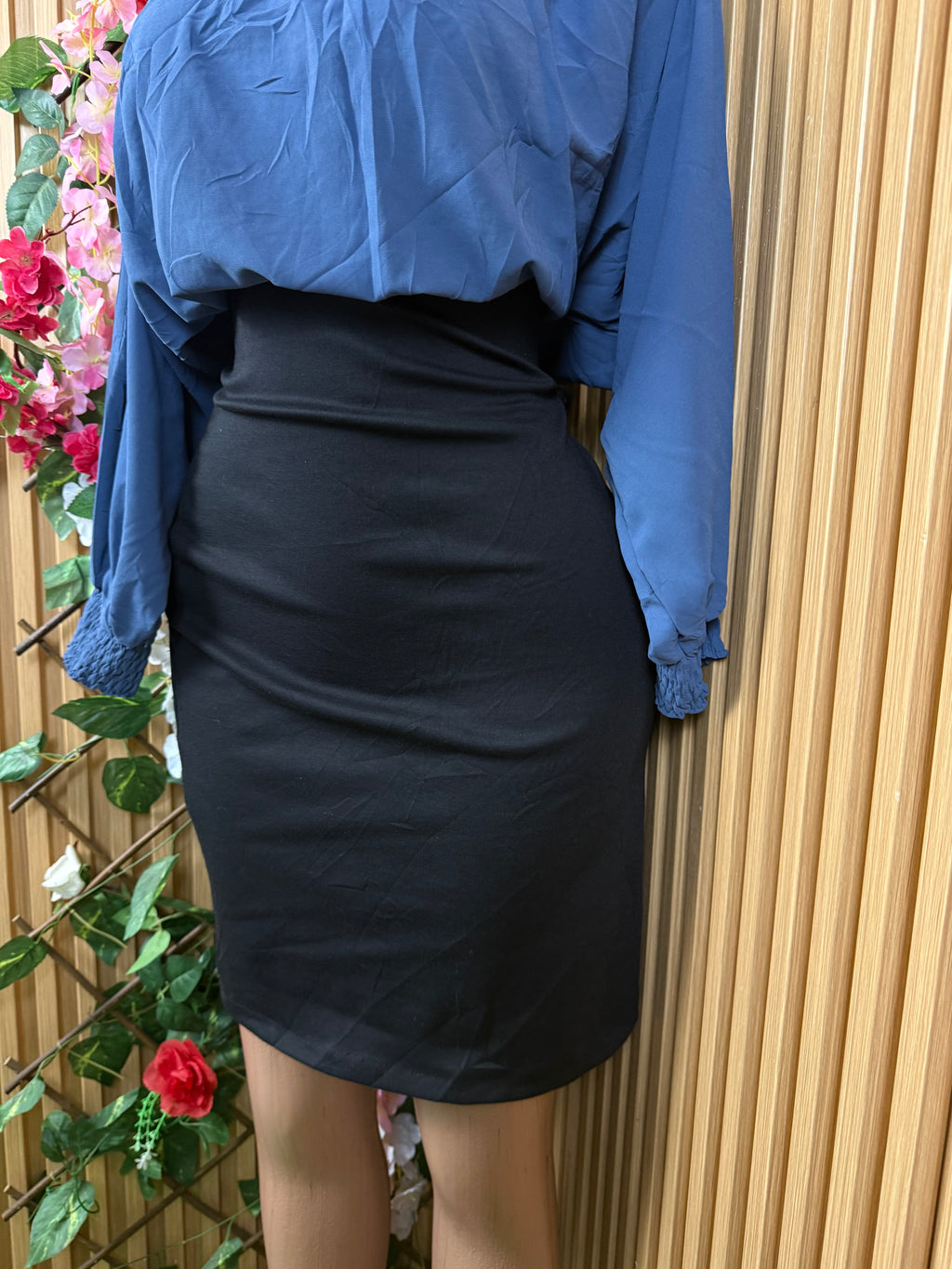 Robe moulante manche longues décollectué - Perluna Store