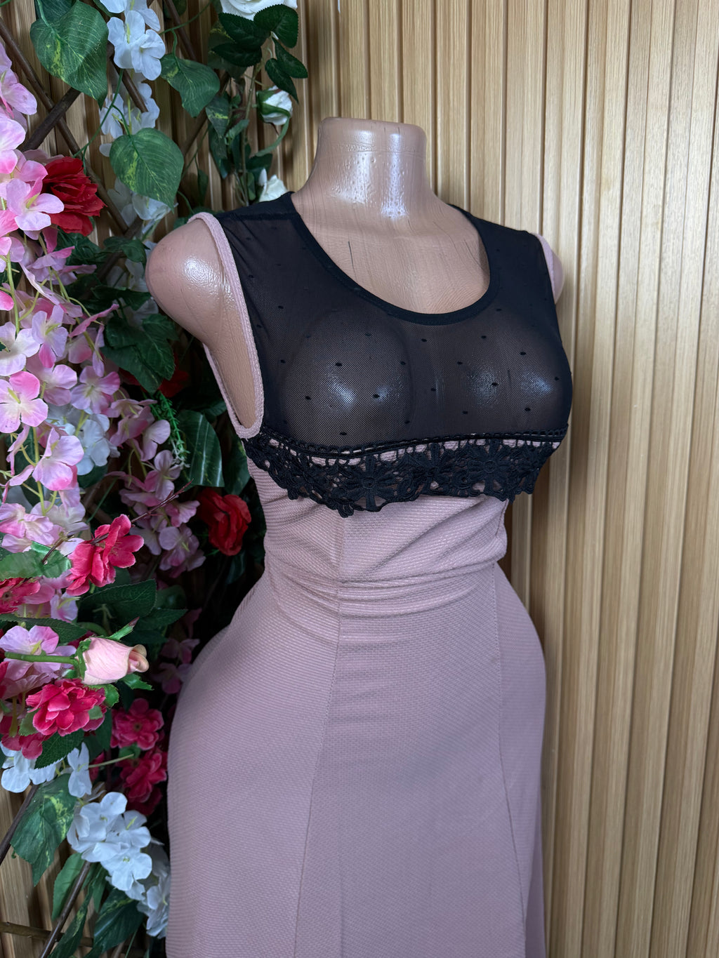 Robe évasée stylée sans manches décollectée - Perluna Store