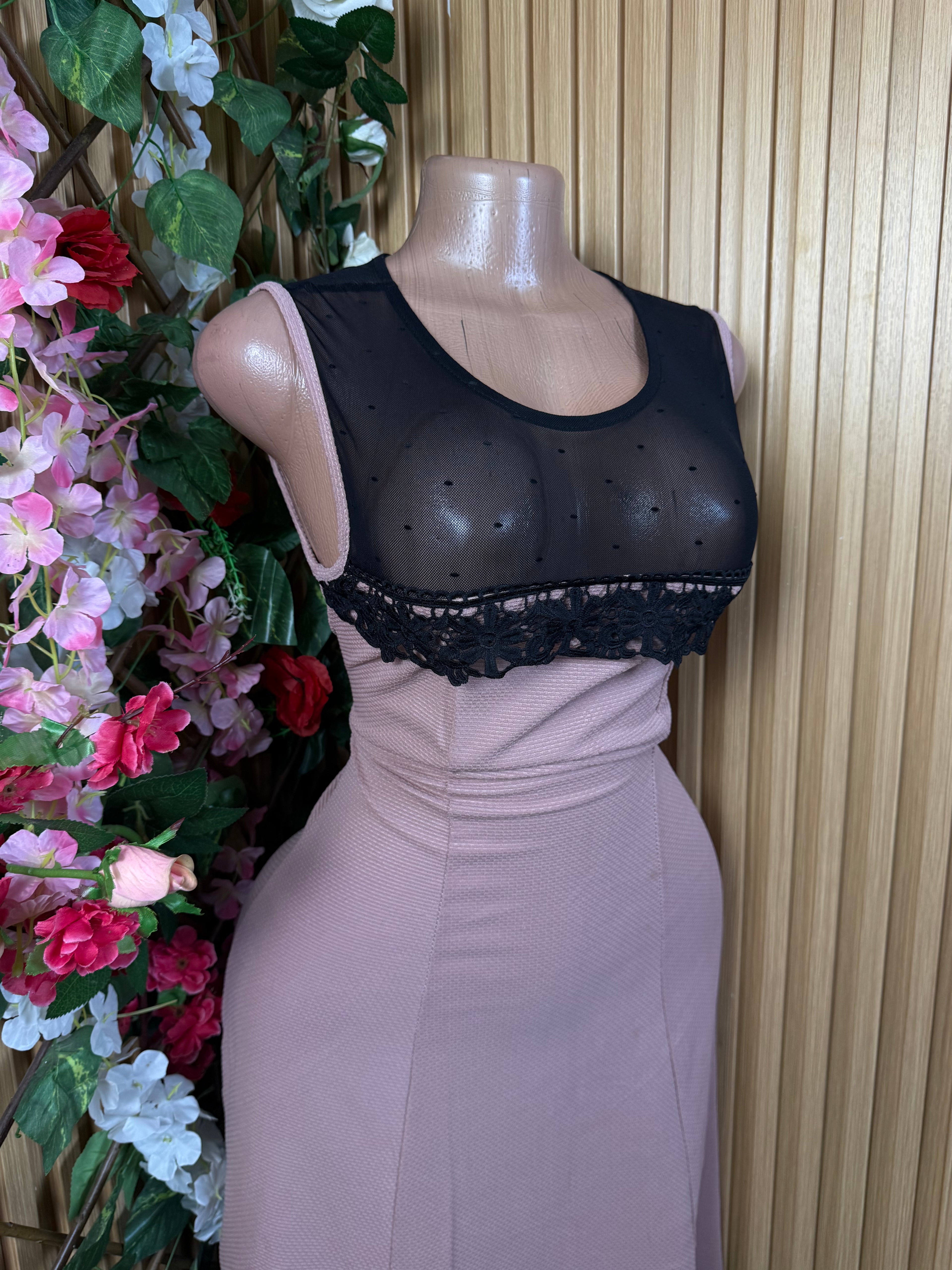 Robe évasée stylée sans manches décollectée - Perluna Store