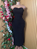 Robe moulante longue sans manches bustier - Perluna Store