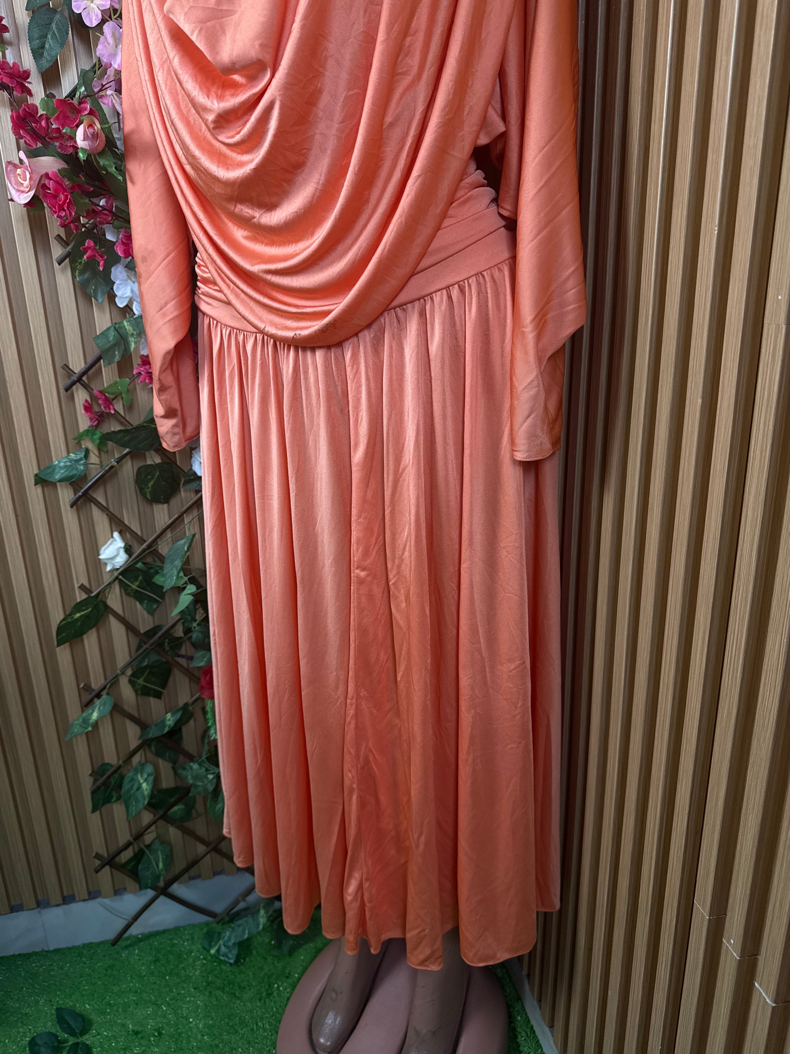 Robe évasée longue  manches longues - Perluna Store