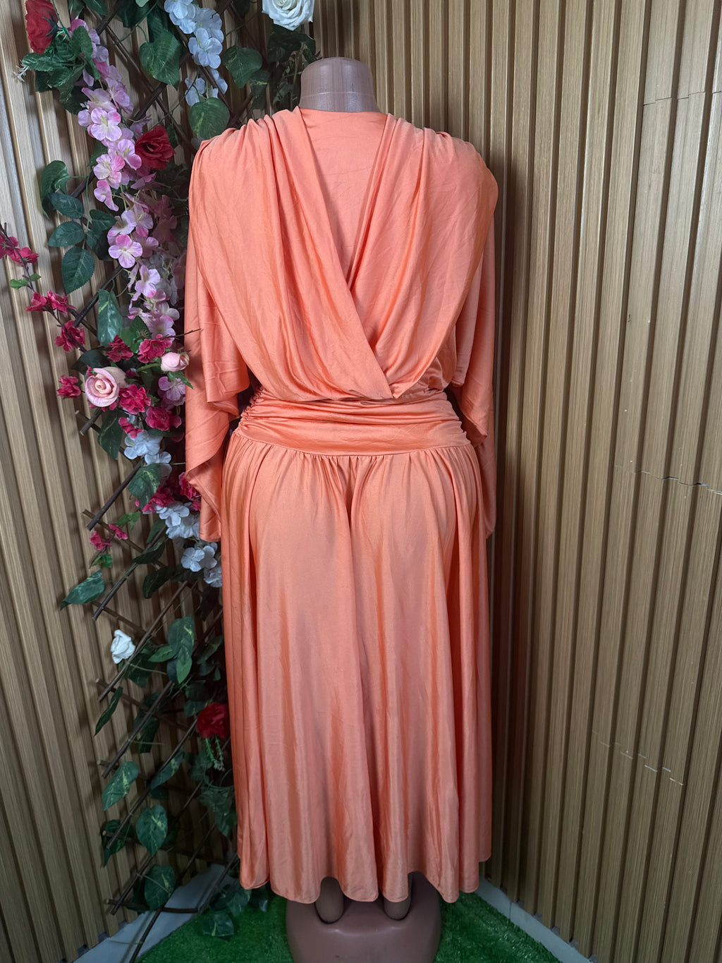 Robe évasée longue  manches longues - Perluna Store