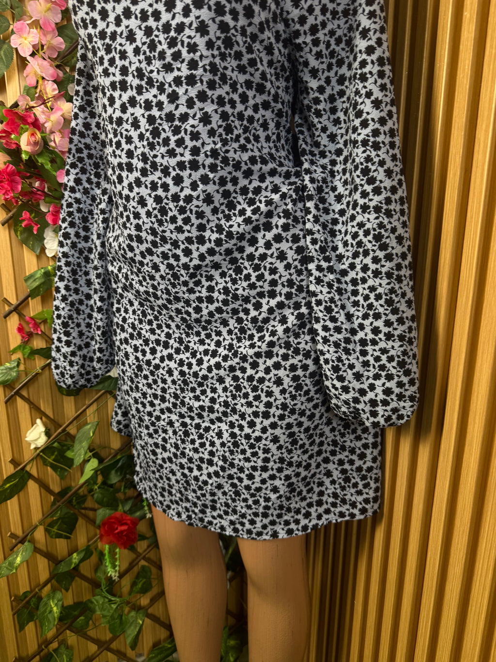 Robe évasée manches longues - Perluna Store