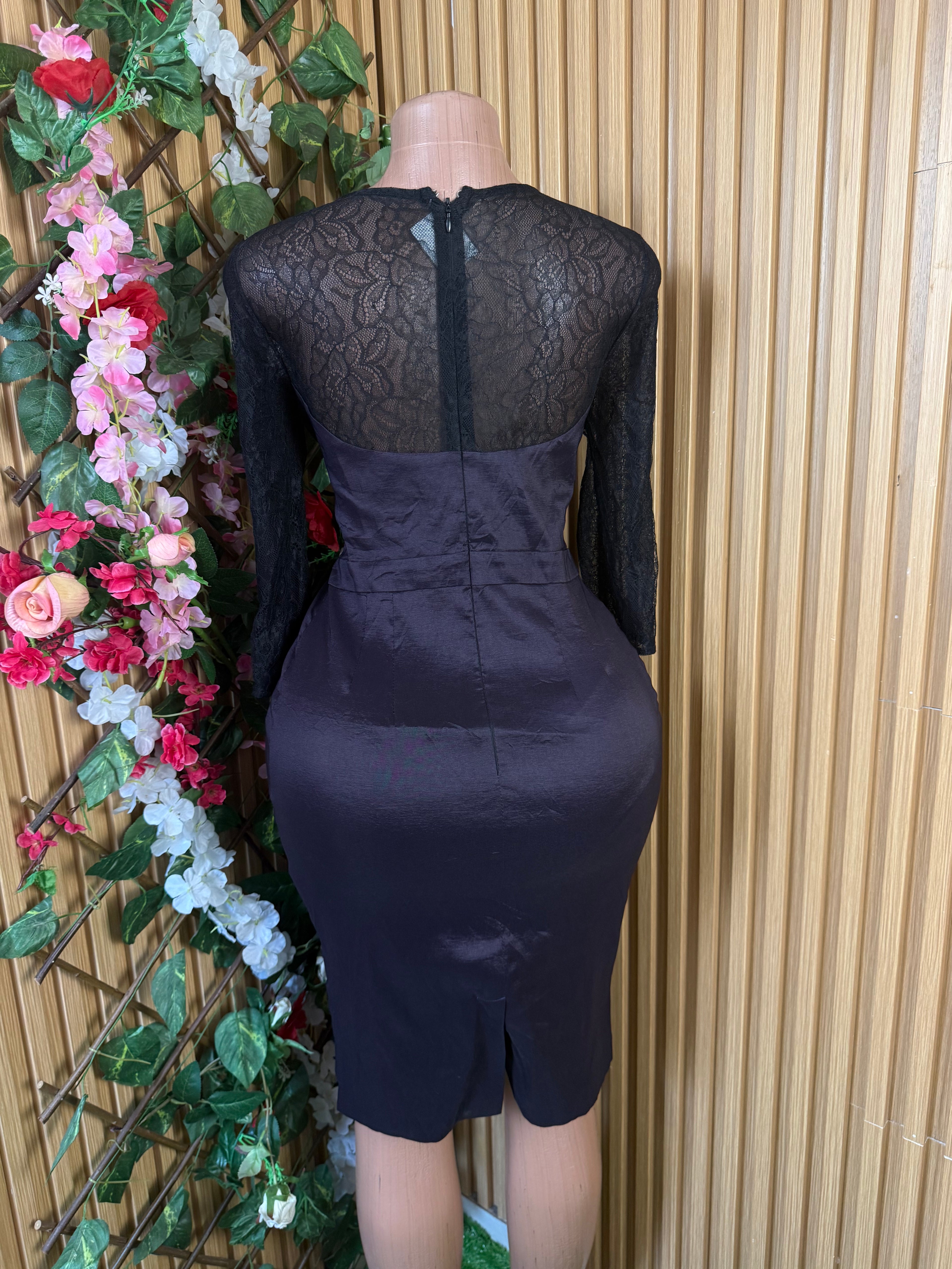 Robe moulante slim manches longues - Perluna Store
