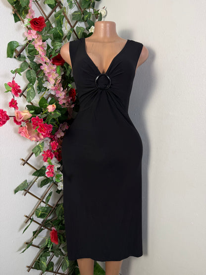 Robe longue à boucle cintré