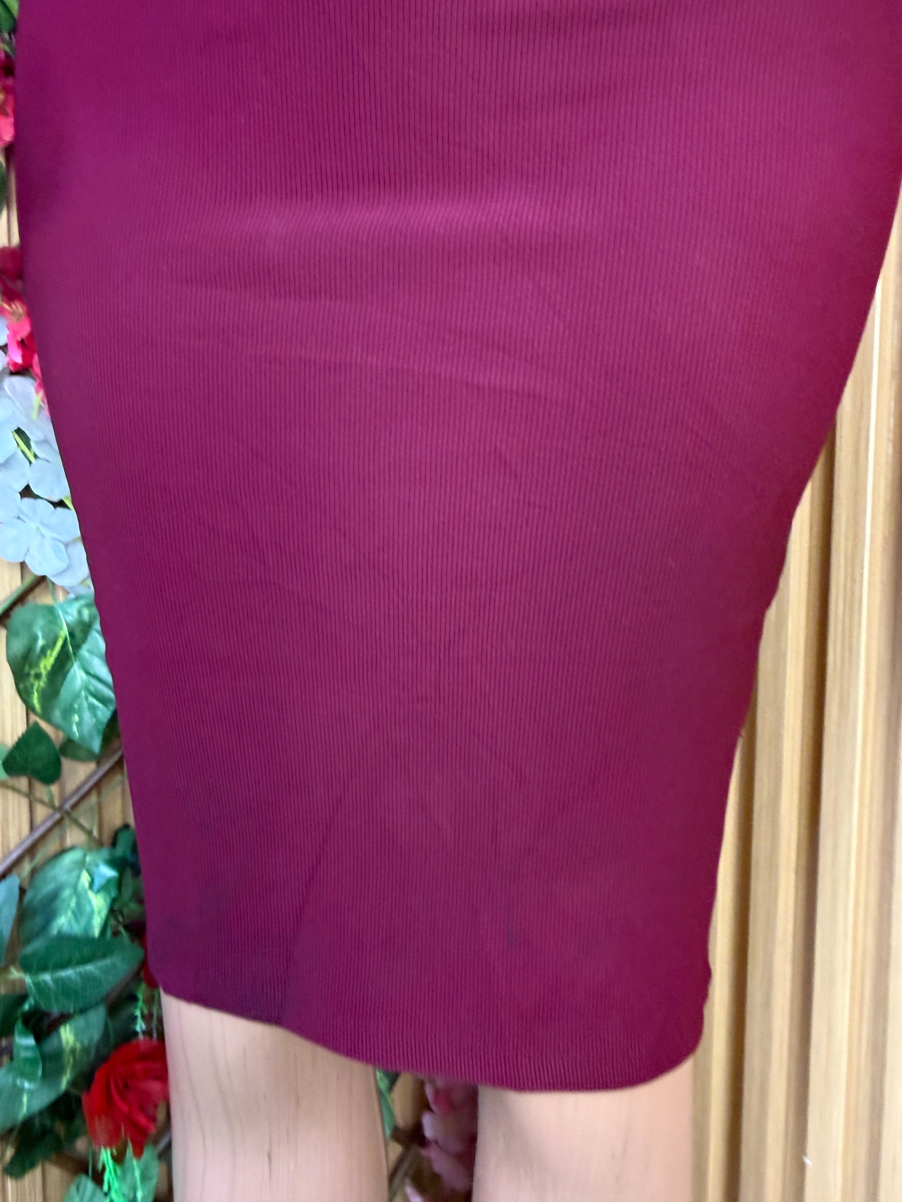 Jupe moulante couleur rose - Perluna Store