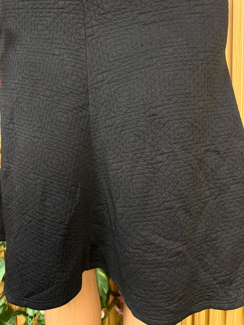 Jupe  évasée de couleur noir