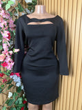 Robe élégante droite manches longues - Perluna Store