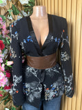 Veste blazer pour femme imprimée fleurie - Perluna Store