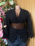 Veste blazer pour femme couleur noir - Perluna Store