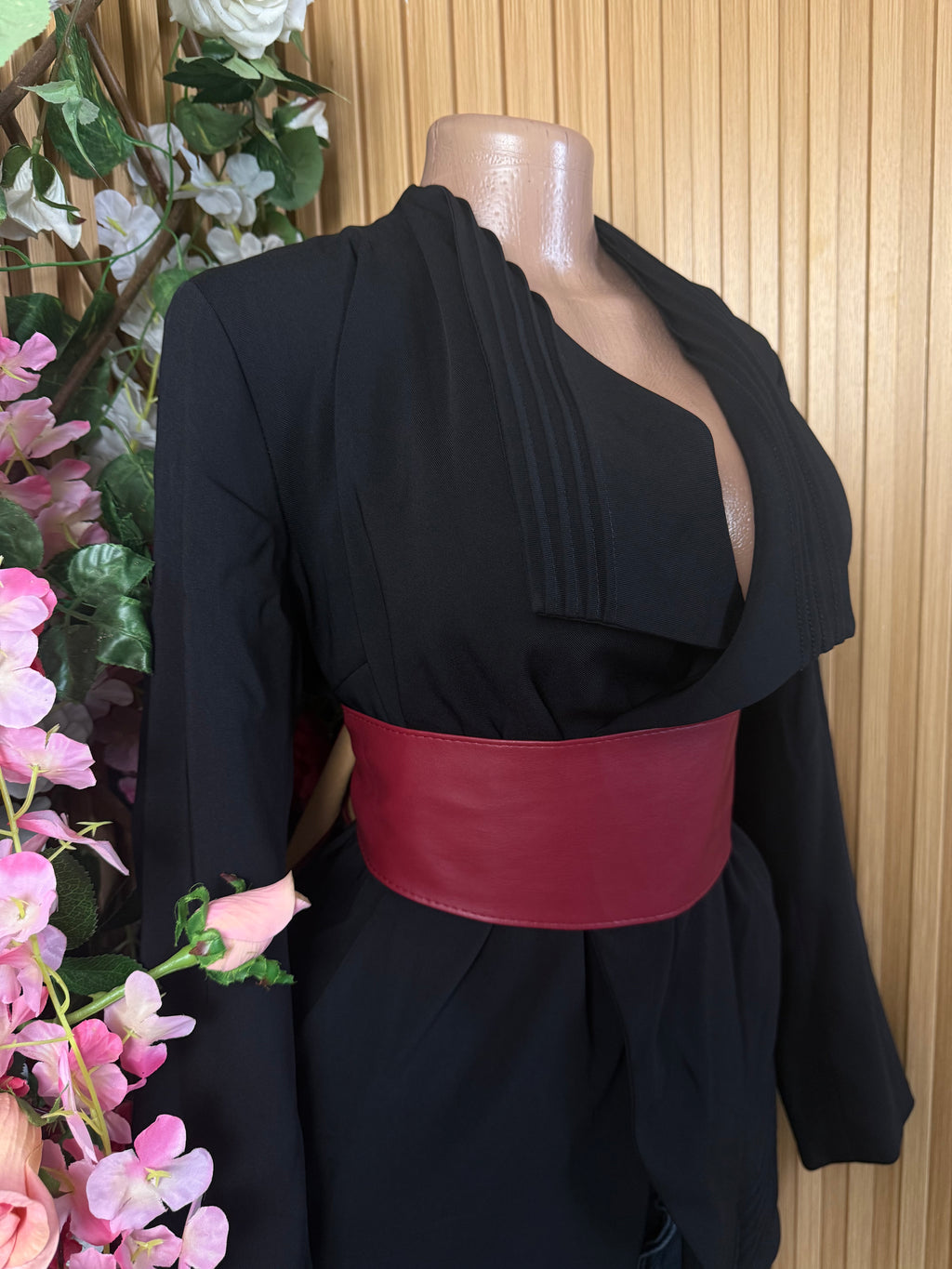 Veste blazer pour femme couleur noire - Perluna Store