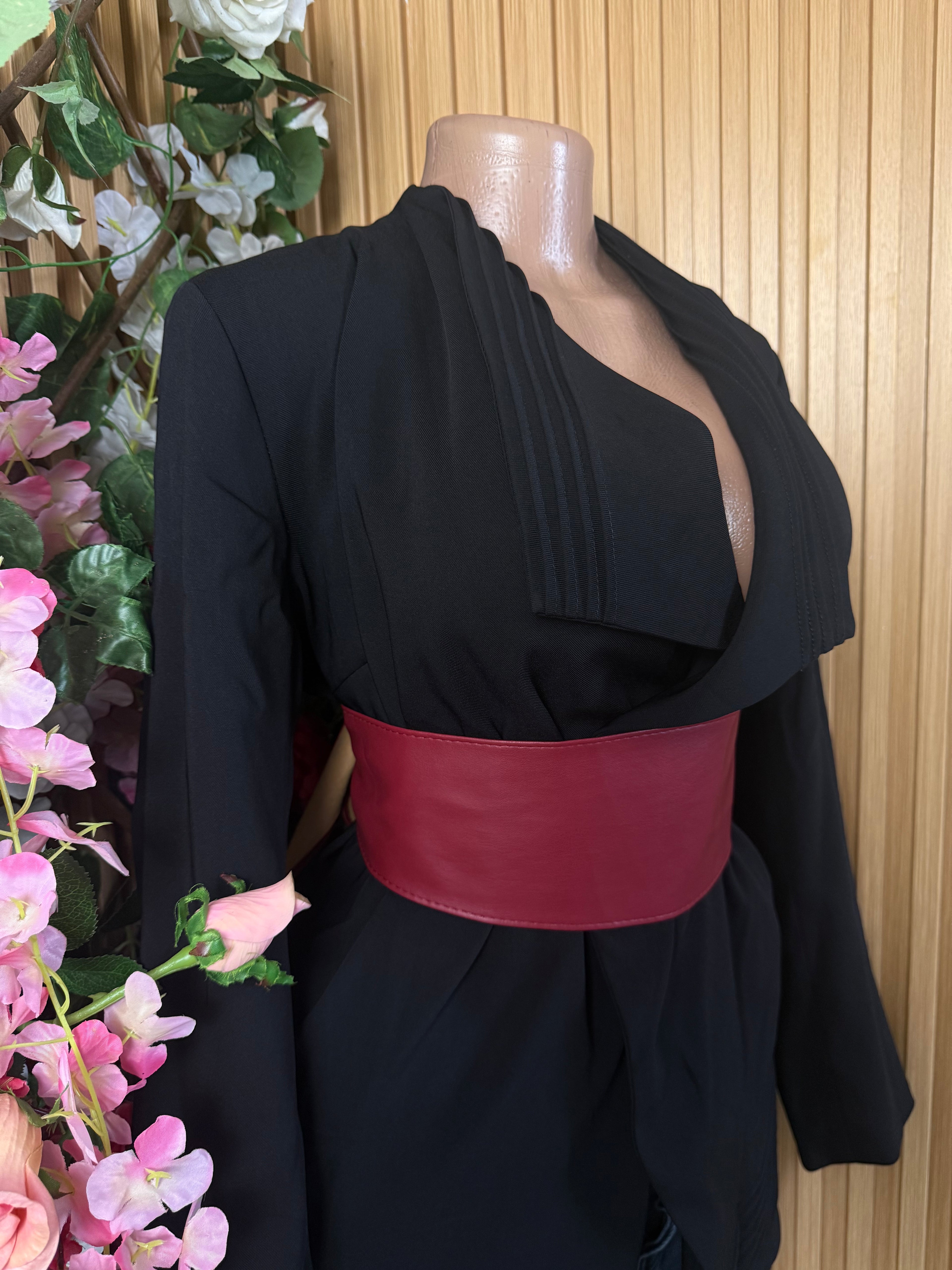Veste blazer pour femme couleur noire - Perluna Store