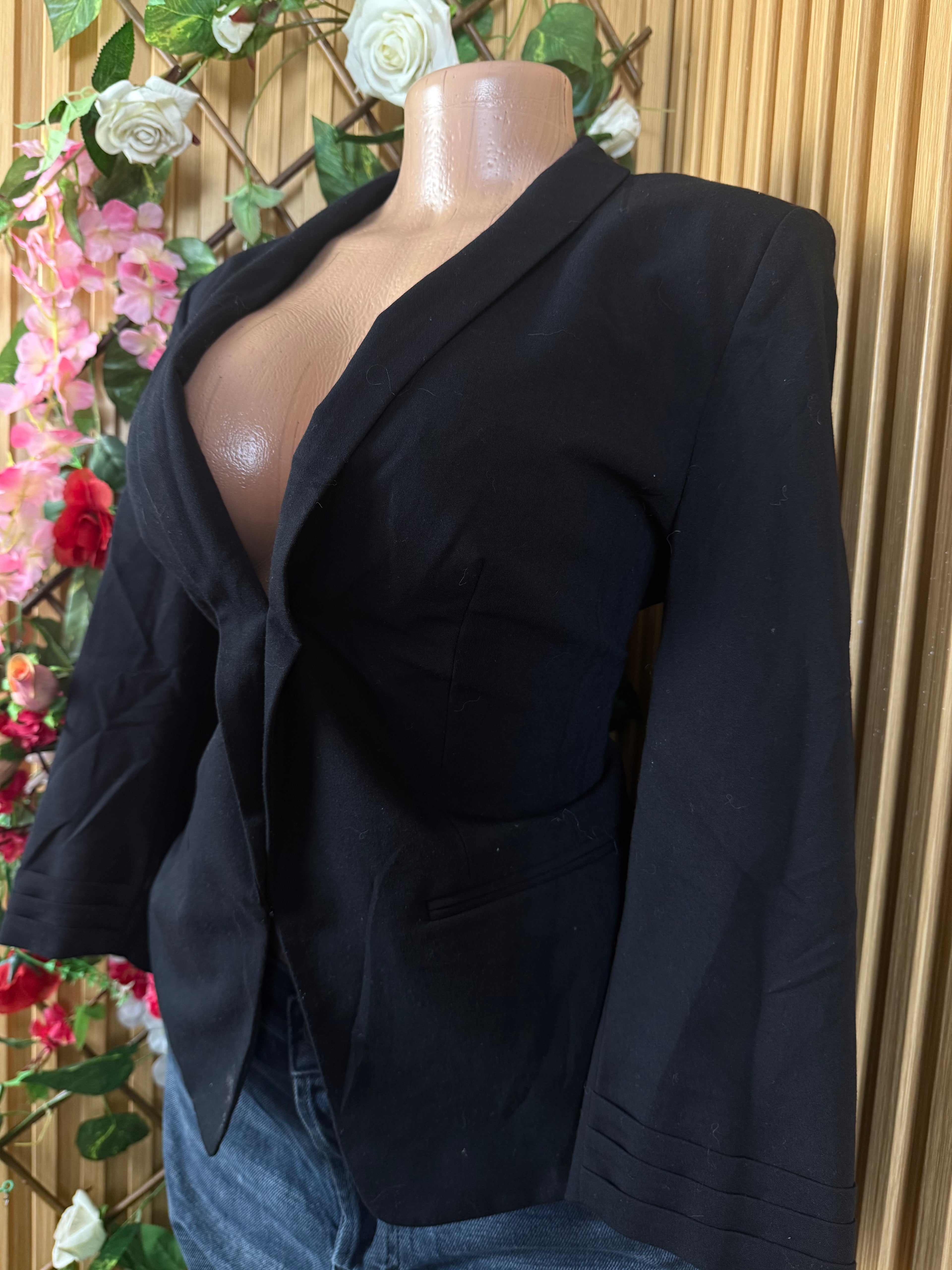 Veste blazer pour femme couleur noir - Perluna Store
