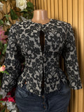 Veste blazer pour femme imprimée fleurie - Perluna Store